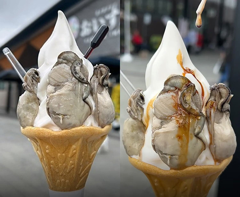 ไอติมหอยนางรมสด