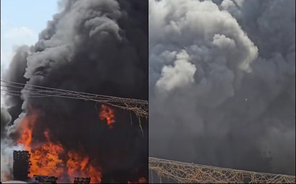 ไฟไหม้โกดังของเก่า