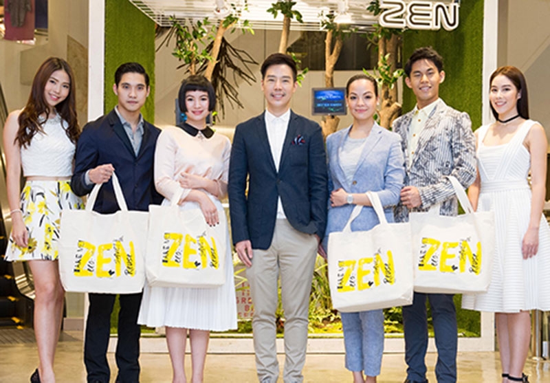 รณรงค์รักษ์โลก : ฌาน ชานนท์ ผู้อำนวยการฝ่ายการตลาด ห้างสรรพสินค้าเซน จัดงาน “ZEN Earth Care Society 2016” เชิญชวนใช้ถุงผ้าโดยจัดแคมเปญแลกรับสติ๊กเกอร์ส่วนลดสูงสุด 40% ด้วยคะแนน The1Card เมื่อช็อปครบตามเงื่อนไข และรับฟรี ZEN Recycle Bag 2016 ถุงผ้าลายใหม่ จนถึงวันที่ 7 ก.ค.2559