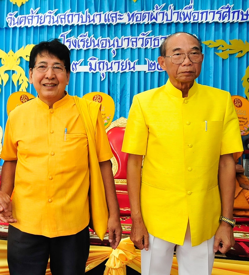 ธนศักดิ์ ชูศรี กับ พล.ร.อ.ทวีชัย เลียงพิบูลย์