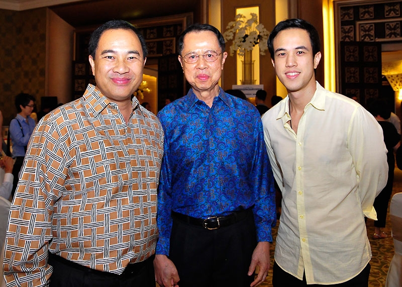 กลินท์ สารสิน กับคู่พ่อ-ลูก ทพ.พิทักษ์-นดล ไชยเจริญ