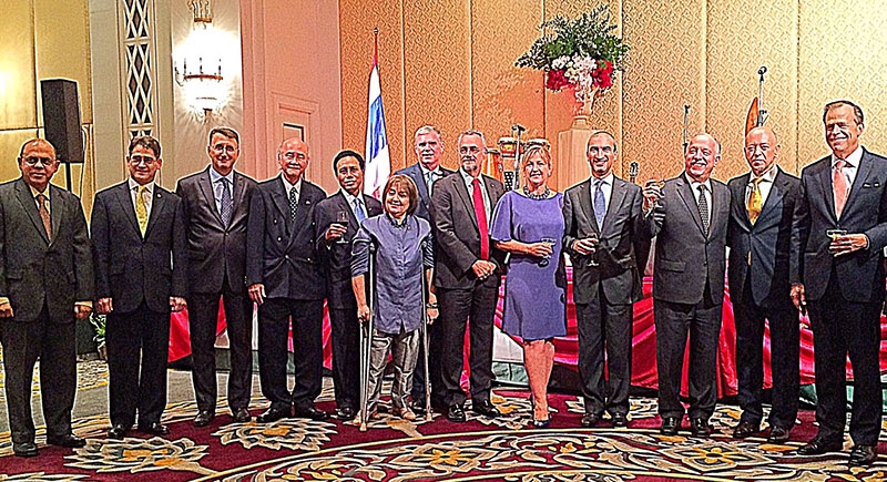 ฉลองวันชาติ : H.E.Mr.Jaime Virgilio Nualart Sánchez เอกอัครราชทูตเม็กซิโกประจำราชอาณาจักรไทย จัดงานเลี้ยงเฉลิมฉลองวันชาติเม็กซิโก ท่ามกลางทูตานุทูต ณ โรงแรม Plaza Athénée Bangkok