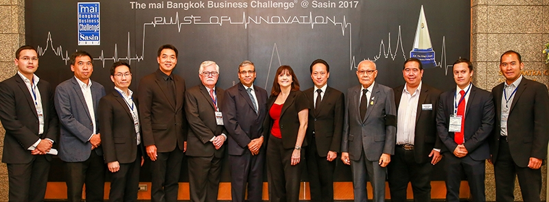 แผนธุรกิจระดับโลก : ศ.ดร.ดีพัค ซี เจน ผอ.สถาบันบัณฑิตบริหารธุรกิจ ศศินทร์แห่งจุฬาลงกรณ์มหาวิทยาลัย จัดการแข่งขัน “The mai Bangkok Business Challenge®@ Sasin 2017” เปิดงานโดย ประพันธ์ เจริญประวัติ ผจก.ตลาดหลักทรัพย์แห่งประเทศไทย และนักธุรกิจรุ่นใหม่ ร่วมให้ข้อเสนอแนะแนวทางในการเริ่มต้นธุรกิจ Start up ที่ อาคารศศปาฐศาลา