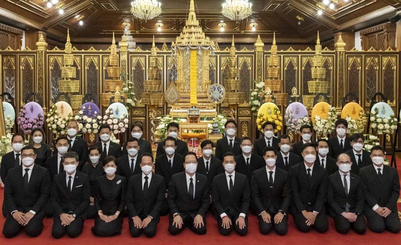 ร่วมบำเพ็ญกุศล : วิชัย เบญจรงคกุล กรรมการผู้จัดการใหญ่ กลุ่มเบญจจินดา เป็นเจ้าภาพในงานบำเพ็ญกุศลสวด
พระอภิธรรมศพ เจ้าประคุณสมเด็จพระวันรัต (จุนท์ พฺรหฺมคุตฺโต) อดีตเจ้าอาวาสวัดบวรนิเวศราชวรวิหาร โดยมี คณะผู้บริหารกลุ่ม
เบญจจินดา ร่วมพิธี ณ ห้องบำเพ็ญกุศล ชั้น 2 อาคาร 100 ปี วัดบวรนิเวศราชวรวิหาร เขตพระนคร โดยทางวัดเปิดให้ถวายสักการะหน้าโกศศพ เวลา 18.00 น. จนถึงวันที่ 23 มิ.ย.2565 และสามารถแสดงความประสงค์รับเป็นเจ้าภาพได้ที่วัด

