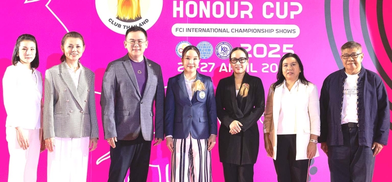 ประกวดสุนัขระดับสากล : ธันย์ชนก ฟักอุดม ประธานชมรมยอร์คเชียร์เทอร์เรียแห่งประเทศไทย จัดงาน “Princess Honour Cup 2025” การประกวดสุนัข
ทุกสายพันธุ์ตามหลักมาตรฐานสากล ชิงถ้วยพระราชทาน สมเด็จพระเจ้าลูกเธอ เจ้าฟ้าสิริวัณณวรี นารีรัตนราชกัญญา ที่ศูนย์การค้าเซ็นทรัล เวสต์เกต จังหวัดนนทบุรี