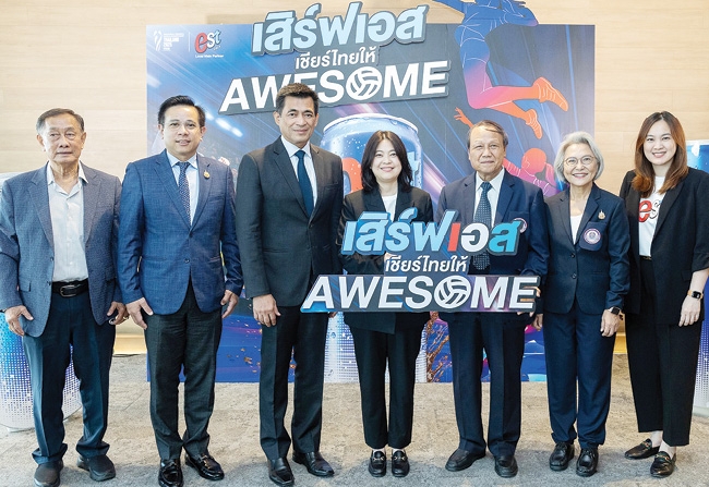 ครั้งแรกในประวัติศาสตร์ : สุภรณ์ เด่นไพศาล ผอ.อาวุโส สายธุรกิจเครื่องดื่ม
ไม่มีแอลกอฮอล์ฯ บมจ.ไทยเบฟเวอเรจ ในฐานะผู้สนับสนุนหลักในการแข่งขันฯ ร่วมแถลงข่าวเป็นเจ้าภาพจัดการแข่งขัน “วอลเลย์บอลหญิงชิงแชมป์โลก ปี 2568”
ที่ศูนย์การประชุมแห่งชาติสิริกิติ์ ซึ่งกำหนดจัดระหว่าง 22 ส.ค. ถึง 7 ก.ย. 2568