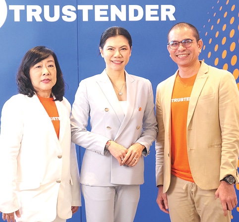 โอกาสทางธุรกิจใหม่ : เรวดี วัฏฏานุรักษ์ กก.ผจก.บาร์เทอร์คาร์ด ประเทศไทย เข้าร่วมการเสวนาในหัวข้อ “Trustender’s Partners”
ภายในงาน Trustender Meet Up 2025 เพื่อเปิดตัว
พันธมิตรทางธุรกิจร่วมกันสร้างธุรกิจในยุคดิจิทัล ที่ สยามพารากอน