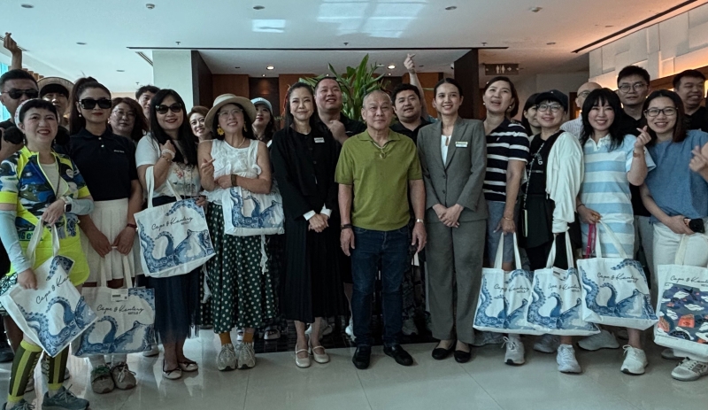“สวัสดี หนีห่าว” : อรุชา บัญชรนันทชัย ผจก.ทั่วไป โรงแรมแคนทารี อยุธยา ต้อนรับคณะจาก ททท.สำนักงานกรุงปักกิ่ง พร้อม KOL/Influencer รวมถึงสื่อมวลชนจากสาธารณรัฐประชาชนจีน และโครงการเฉลิมฉลองวาระครบรอบ 50 ปี
ความสัมพันธ์ทางการทูตระหว่างประเทศไทยและจีน ที่ โรงแรมแคนทารี อยุธยา
