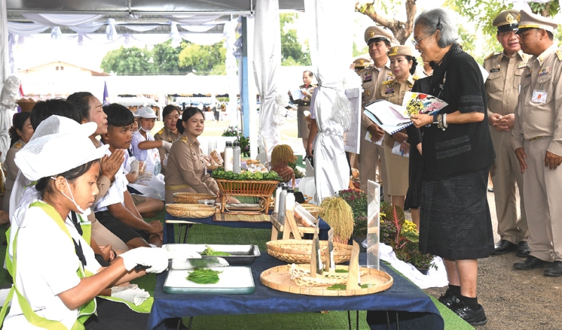 สมเด็จพระกนิษฐาธิราชเจ้า กรมสมเด็จพระเทพรัตนราชสุดาฯ สยามบรมราชกุมารี เสด็จพระราชดำเนินไปทรงติดตามการดำเนินงานโรงเรียนในโครงการด้วยรักและห่วงใย ในพระราชูปถัมภ์ฯ ซึ่งส่งเสริมศักยภาพทางวิชาการ จริยธรรม ตามเป้าหมายหลัก อาทิ ฝึกทักษะอาชีพผ่านการทอเสื่อกก, ทำขนมข้าวแต๋น, ข้าวฮางงอก, ชาใบหม่อน และการฝึกทักษะตัดผมชาย-หญิง ณ โรงเรียนบ้านค้อดอนแคน อำเภอกู่แก้ว จังหวัดอุดรธานี เมื่อวันอังคารที่ 18 พฤศจิกายน 2568