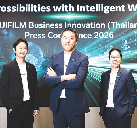 ทิศทางการดำเนินธุรกิจปี 2569 มร.มาซาอากิ ยานากิย่า ประธาน บจก.ฟูจิฟิล์ม บิสซิเนส อินโนเวชั่น (ประเทศไทย) ประกาศย้ำความเป็นผู้นำด้าน Digital Transformation
ยกระดับประสิทธิภาพการทำงานทั้งลูกค้าองค์กรและลูกค้าทั่วไป