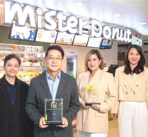“มิสเตอร์ โดนัท” รับ 2 รางวัล : ณัฐ วงศ์พานิช กก.ผจก.ใหญ่ บจก.เซ็นทรัล เรสตอรองส์ กรุ๊ป รับรางวัล Thailand’s Most Admired Awards 2026 และ Innovation Brand Awards 2026 ครองใจผู้บริโภค และการพัฒนานวัตกรรมอย่างต่อเนื่อง