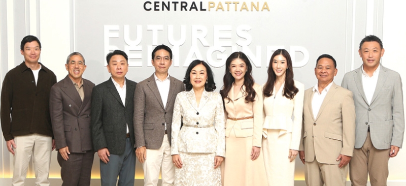เร่งขับเคลื่อนเศรษฐกิจไทยสู่เวทีโลก : วัลยา จิราธิวัฒน์ ประธานเจ้าหน้าที่บริหาร บมจ.เซ็นทรัลพัฒนา นำทีม
ผู้บริหารประกาศวิสัยทัศน์ “A Future-Led Ecosystem” ยกระดับการพัฒนาแห่งอนาคต เผยแผนพัฒนา
มิกยูสต์ระดับ Mega-Scale Urban Transformation Projects มุ่งมั่นพัฒนาเมืองแห่งอนาคตที่ดี นำโดย
เมกะโปรเจกต์ย่านรังสิต พร้อมทั้งขยายพอร์ตอสังหาริมทรัพย์อย่างต่อเนื่อง ที่ ศูนย์การค้าเซ็นทรัล พาร์ค สีลม
