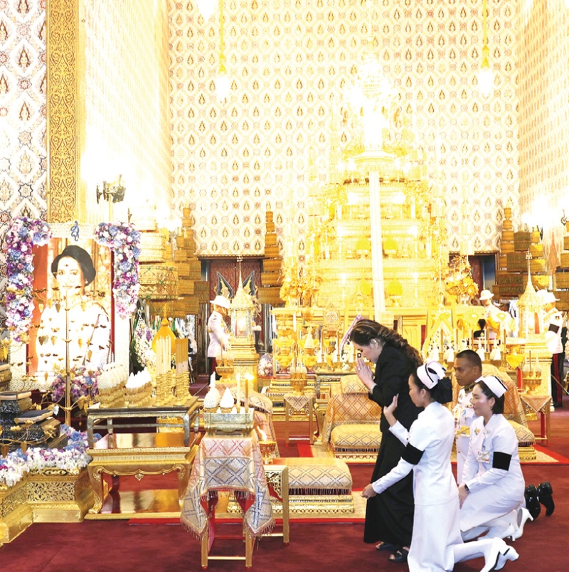 สมเด็จพระเจ้าน้องนางเธอ เจ้าฟ้าจุฬาภรณวลัยลักษณ์ อัครราชกุมารี กรมพระศรีสวางควัฒน วรขัตติยราชนารี
เสด็จไปทรงเป็นประธานของคณะสัตวแพทยศาสตร์ มหาวิทยาลัยเกษตรศาสตร์ ในการบำเพ็ญ
พระราชกุศลถวายพระบรมศพ สมเด็จพระนางเจ้าสิริกิติ์ พระบรมราชินีนาถ พระบรมราชชนนีพันปีหลวง
ณ พระที่นั่งดุสิตมหาปราสาท ในพระบรมมหาราชวัง เมื่อวันจันทร์ที่ 11 พฤษภาคม 2569 เวลา 10.00 น.
