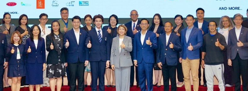 อัปเดตเทรนด์สุขภาพโลกยุคใหม่ : ณรินณ์ทิพ วิริยะบัณฑิตกุล ประธานเจ้าหน้าที่บริหาร บจก.พีเอ็มจี คอร์ปอเรชั่น แถลงข่าวจัดงาน “Thailand Wellness & Healthcare Expo X SPORTEC Thailand 2026” โดยรวม 22 โซน นวัตกรรมสุขภาพครบวงจร เวลเนส สปา Longevity ความงาม ฟิตเนส และกีฬา บนพื้นที่ 10,000 ตารางเมตร พร้อมเวทีเสวนาให้ความรู้การดูแลสุขภาพ ระหว่างวันที่ 25-27 มิ.ย.2569 ที่ ศูนย์ฯ ไบเทค บางนา