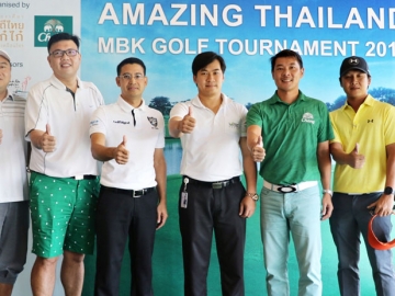 ท่องเที่ยวเชิงกีฬา : ณัฐพล ธูปพุทรา ผจก.ทั่วไป บจก.ริเวอร์เดล กอล์ฟ แอนด์ คันทรี่ คลับ และ ชุมพล ณ ตะกั่วทุ่ง บก.บห.นิตยสารกอล์ฟ ไดเจสท์ แถลงข่าวการแข่งขันกอล์ฟ “Amazing Thailand-MBK Golf Tournament 2016” ที่สนามริเวอร์เดลฯ จ.ปทุมธานี, สนามล็อกปาล์มฯ และสนามเรด เมาน์เทินฯ จ.ภูเก็ต