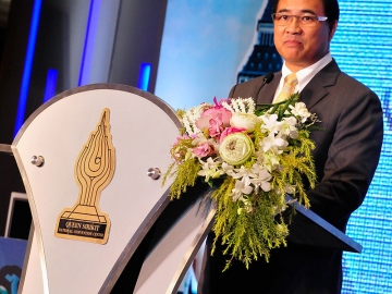 กลินท์ สารสิน รองประธาน กก.หอการค้าไทย และประธาน กก.ท่องเที่ยวแห่งประเทศไทย ประธานในพิธี กล่าวเปิดงาน