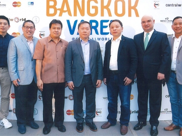 ชวนเที่ยวงาน : สุทธิภัค จิราธิวัฒน์ รองกรรมการผู้จัดการใหญ่ ที่ปรึกษา บริษัท 
กลุ่มเซ็นทรัล จำกัด จัดงาน “บางกอกวารี แอท เซ็นทรัลเวิลด์” เพื่อฉลองครบรอบวันสถาปนากรุงรัตนโกสินทร์ 234 ปี โดยมี ธวัชชัย จันทร์งาม 
ผู้อำนวยการกองท่องเที่ยว กรุงเทพมหานคร เป็นประธานเปิดงาน ณ ลานหน้าศูนย์การค้าเซ็นทรัลเวิลด์