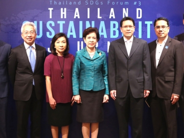 การพัฒนาที่ยั่งยืน : ดร.วิรไท สันติประภพ ผู้ว่าการธนาคารแห่งประเทศไทย ร่วมงาน “Thailand SDGs Forum #3: Thailand Sustainability Journey” จัดโดย มูลนิธิมั่นพัฒนา และ สำนักข่าวออนไลน์ไทยพับลิก้า โดยมี ดร.เศรษฐพุฒิ สุทธิวาทนฤพุฒิ และ ดร.บัณฑูร เศรษฐศิโรตม์ ร่วมงาน ที่โรงแรมคอนราด