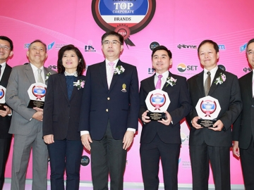 ขับเคลื่อนเศรษฐกิจไทยอย่างยั่งยืน : ศ.ดร.บัณฑิต เอื้ออาภรณ์ อธิการบดีจุฬาฯ ร่วมกับ 
ตลาดหลักทรัพย์แห่งประเทศไทย มอบรางวัลสุดยอดแบรนด์องค์กรไทย 2016 โดยมี 
วิชัย ศักดิ์สุริยา รองประธานฝ่ายปฏิบัติการ บมจ.เดลต้า อีเลคโทรนิคส์ ซึ่งมีมูลค่าแบรนด์สูงสุดในหมวดอิเล็กทรอนิกส์และไอซีทีในปี 2559