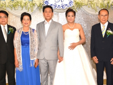 ชื่นชมสมอุรา : พล.อ.สมาน บุญยงค์ เป็นประธานในพิธีมงคลสมรสระหว่างภูษณิศา ศาตะมาน กับเขมรัฐ เทพพรหม โดยมี อาทิตย์ ไวทยะพัธน์ ผจก.ทั่วไป และ สิริกุล ไกรบุญ ผจก.แผนกประชาสัมพันธ์ โรงแรมแมนดาริน ร่วมแสดงความยินดีแก่คู่บ่าวสาว ที่ห้องแกรนด์บอลรูม โรงแรมแมนดาริน สามย่าน