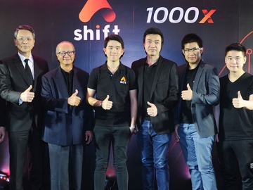 Startup พันล้าน : ดร.ก้องเกียรติ โอภาสวงการ ปธ.กก.บห.บริษัทหลักทรัพย์ เอเซีย พลัส กรุ๊ป 
โฮลดิ้งส์ และ ฤทธิ์ ธีระโกเมน ปธ.จนท.บห.บมจ.เอ็มเคเรสโตรองต์ กรุ๊ป ร่วมกับนักลงทุนไทยกว่า 30 คน ร่วมลงทุนในธุรกิจ Startup ของเมืองไทย พร้อมเปิดตัว บริษัทชิฟ เวนเจอร์ จำกัด โดยมี 
กวิณ โอภาสวงการ ผู้บริหารของบริษัท ต้อนรับ ที่ Glowfish Siam ดิจิตัลเกตเวย์