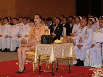 พระเจ้าวรวงศ์เธอ พระองค์เจ้าโสมสวลี พระวรราชาทินัดดามาตุ โปรดให้ พระเจ้าหลานเธอ พระองค์เจ้าพัชรกิติยาภา เสด็จแทนพระองค์ทรงฟังปาฐกถา กัลยาณกิติ์ กิติยากร ครั้งที่ 32 เรื่อง “แบคทีเรียในลำไส้เป็นปัจจัยทางสิ่งแวดล้อมที่เพิ่มความเสี่ยงต่อการเกิดโรคหัวใจและหลอดเลือด” ณ ศูนย์การแพทย์สิริกิติ์ คณะแพทยศาสตร์โรงพยาบาลรามาธิบดี เมื่อวันอังคารที่ 2 ตุลาคม 2561