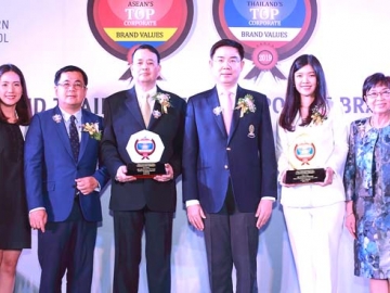 1 ใน 5 องค์กร : นภารัตน์ ศรีวรรณวิทย์ ปธ.จนท.บห.การเงิน บมจ.เซ็นทรัลพัฒนา (ซีพีเอ็น) รับรางวัล
“Thailand’s Top Corporate Brand Hall of Fame 2019” ต่อเนื่องปีที่ 6 จาก ศ.ดร.บัณฑิต เอื้ออาภรณ์ อธิการบดีจุฬาลงกรณ์มหาวิทยาลัย ในฐานะสุดยอดองค์กรที่มีมูลค่าแบรนด์สูงที่สุดในกลุ่มธุรกิจพัฒนาอสังหาริมทรัพย์ของไทย ด้วยเครื่องมือวัดมูลค่าแบรนด์องค์กร CBS Valuation