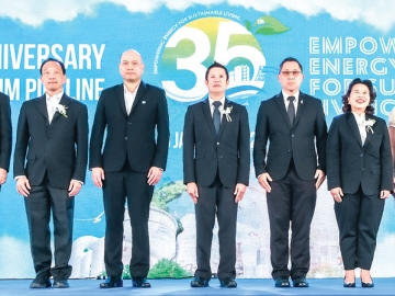 35 ปี “แทปไลน์” : วิศน สุนทราจารย์ รักษาการ กก.ผจก.บริษัท ท่อส่งปิโตรเลียมไทย จำกัด (แทปไลน์) จัดงานครบรอบการก่อตั้ง 35 ปี เพื่อความเป็นสิริมงคลในการปฏิบัติงานตลอดปี พ.ศ. 2569 โดยมีคณะผู้บริหารและพนักงานร่วมพิธีอย่างพร้อมเพรียง โดยมี สราวุธ แก้วตาทิพย์ อธิบดีกรมธุรกิจพลังงาน และ ม.ล.ปีกทอง ทองใหญ่ ประธานคณะกรรมการ บจก.ท่อส่งปิโตรเลียมไทย ร่วมยินดี และกลุ่มพันธมิตรด้านพลังงานร่วมงาน ที่ สำนักงานใหญ่ คลังน้ำมันลำลูกกา จังหวัดปทุมธานี