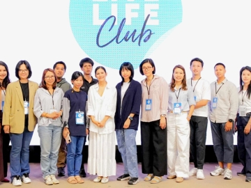 คลับแห่งแรงบันดาลใจ : ฐิติมา เลี้ยงพาณิชย์ ผอ.ฝ่าย กลุ่มสื่อสารและความยั่งยืนองค์กร และ พิมพ์ลดา ไชยวรรณ ผช.ผอ.สายงาน สายงานสื่อสารการตลาด บมจ.ไทยประกัน จัดกิจกรรมแนะนำแนวทางการกินตาม “ธาตุเจ้าเรือน” เพื่อ
ปรับสมดุลร่างกายให้แข็งแรงอย่างยั่งยืนและเคล็ดลับที่สามารถนำไปปรับใช้ได้จริง