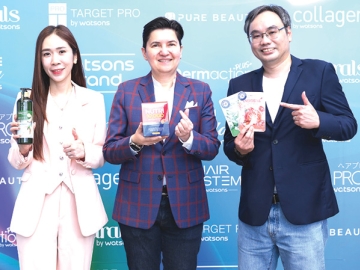 ตราสินค้า “วัตสัน” : นวลพรรณ ชัยนาม กก.ผจก.วัตสัน ประเทศไทย จัดกิจกรรม
Watsons “House of Quality” ตอกย้ำมาตรฐานคุณภาพผลิตภัณฑ์ภายใต้ “Watsons Brand” โดยเป็นส่วนหนึ่งในชีวิตประจำวันที่ผู้บริโภคไว้วางใจ ที่ไม่เคย
หยุดนิ่งในการยกระดับมาตรฐานผลิตภัณฑ์ให้ก้าวข้ามขีดจำกัดเดิมๆ ที่ ร้านวัตสัน