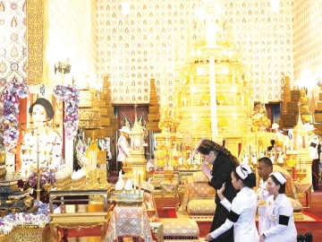 สมเด็จพระเจ้าน้องนางเธอ เจ้าฟ้าจุฬาภรณวลัยลักษณ์ อัครราชกุมารี กรมพระศรีสวางควัฒน วรขัตติยราชนารี
เสด็จไปทรงเป็นประธานของคณะสัตวแพทยศาสตร์ มหาวิทยาลัยเกษตรศาสตร์ ในการบำเพ็ญ
พระราชกุศลถวายพระบรมศพ สมเด็จพระนางเจ้าสิริกิติ์ พระบรมราชินีนาถ พระบรมราชชนนีพันปีหลวง
ณ พระที่นั่งดุสิตมหาปราสาท ในพระบรมมหาราชวัง เมื่อวันจันทร์ที่ 11 พฤษภาคม 2569 เวลา 10.00 น.