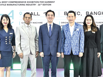 GFT 2026 : วราภรณ์ ธรรมจรีย์ กก.ผจก.บจก.อาร์เอ็กซ์ ไบเทค (ประเทศไทย) และ 4 ผู้บริหารจากหน่วยงาน
พันธมิตร ร่วมเสวนาหัวข้อ “ค้นพบ ออกแบบ แตกต่าง เพื่อปฏิรูปอุตสาหกรรมเครื่องนุ่งห่มและสิ่งทอไทย” ในงานแสดงเครื่องจักรและเทคโนโลยีการผลิตเครื่องนุ่งห่มและสิ่งทอที่ครบครันของอาเซียน ภายใต้แนวคิด “Discover • Design • Differentiate” หรือ “ค้นพบ • ออกแบบ • แตกต่าง” ที่ศูนย์ฯไบเทค บางนา
