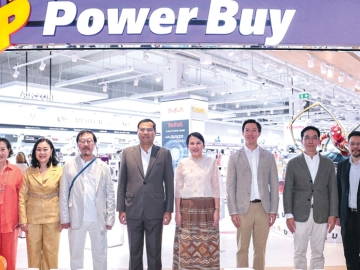 เพื่อคนรักเทคโนโลยี : เชษฐา โมสิกรัตน์ ผวจ.นนทบุรี ร่วมกับ สุทธิธรรม จิราธิวัฒน์ ประธานกรรมการ
บมจ.เซ็นทรัลพัฒนา และ สุวิณ โกษีอํานวย กก.ผจก.ใหญ่ บจก.เพาเวอร์บาย ร่วมกันเปิดร้าน “เพาเวอร์บาย
สาขาเซ็นทรัล นอร์ทวิลล์” ภายใต้แนวคิด “Technology for Modern Living” โดยมี วัลยา จิราธิวัฒน์, นาถยา
เตชะไกรศรี, ไท จิราธิวัฒน์ และ ชนวัฒน์ เอื้อวัฒนะสกุล ร่วมงาน ที่เพาเวอร์บาย เซ็นทรัล นอร์ทวิลล์