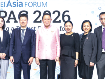 อนาคตของเอเชีย : สนั่น อังอุบลกุล ประธานกรรมการอาวุโส หอการค้าไทย และสภาหอการค้าแห่งประเทศไทย จัดงานเลี้ยงรับรองผู้เข้าร่วมงาน “NIKKEI Asia FORUM APAC 2026” โดยมี โนบุฮิสะ อิดะ ประธาน Nikkei และ ใจไทย อุปการนิติเกษตร อธิบดีกรมสารนิเทศ ร่วมงาน ทีโรงแรมพาร์ค ไฮแอท กรุงเทพ