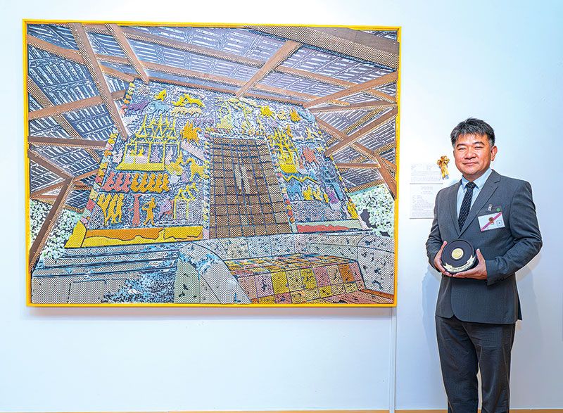 จิตรกรรมไทยแนวประเพณี รางวัลที่ 2 นิโรจน์ จรุงจิตวิทวัส


