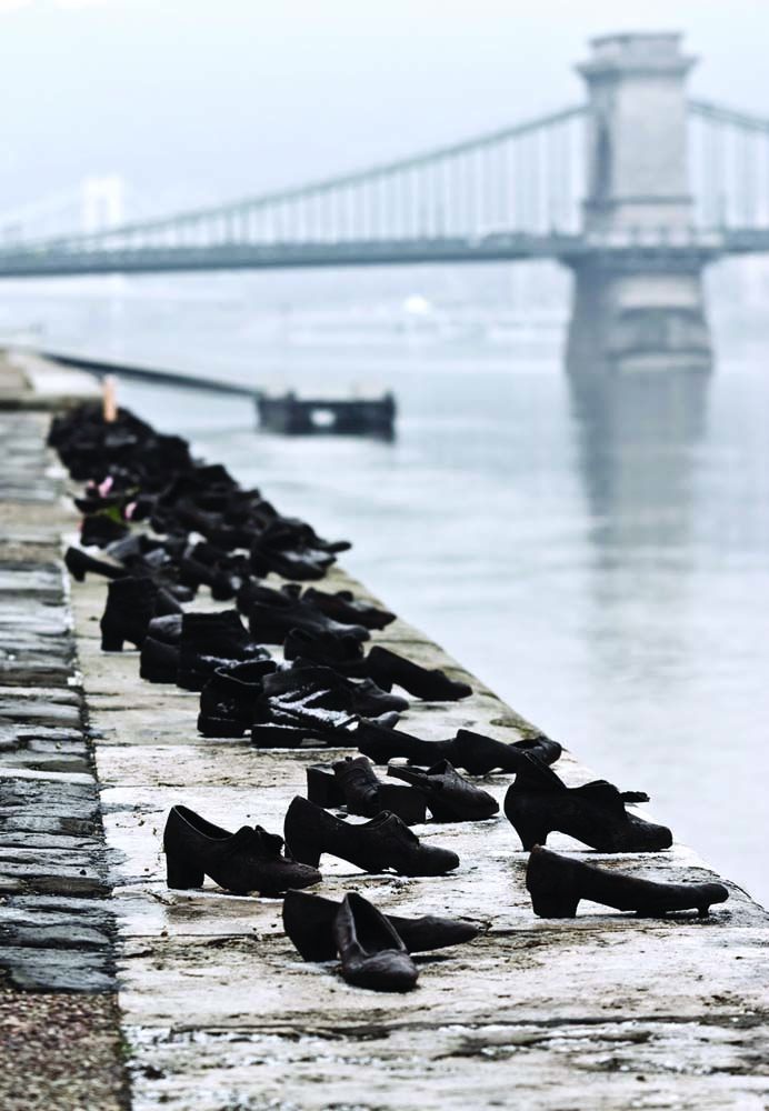 Shoes on the Danube Bank