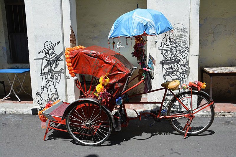 “Rickshaw” สามล้อสไตล์อินเดีย

