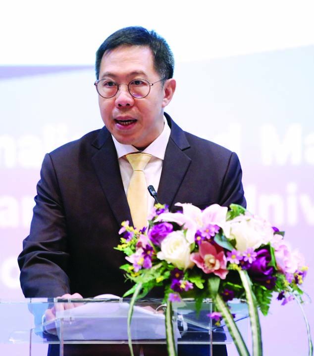 ศ.ดร.ศุภสวัสดิ์ ชัชวาลย์
อธิการบดี มธ. กล่าวต้อนรับ