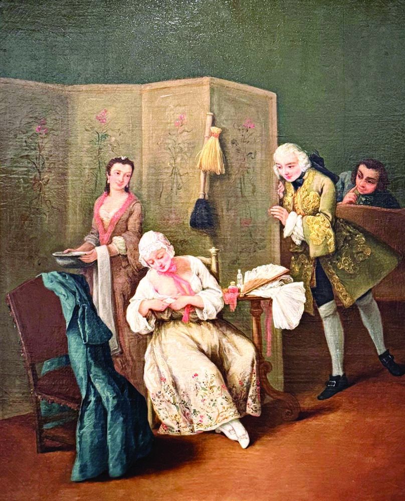 The Indiscreet Gentleman โดย Pietro Longhi

