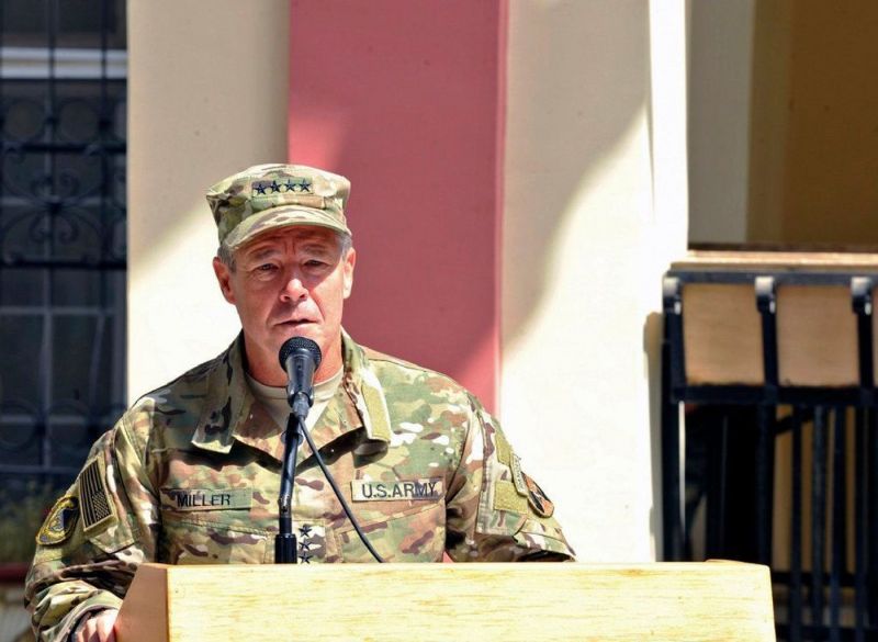 พล.อ.สกอตต์ มิลเลอร์ ผู้บัญชาการกองกำลังร่วมสหรัฐ-องค์การสนธิสัญญาแอตแลนติกเหนือ (นาโต)