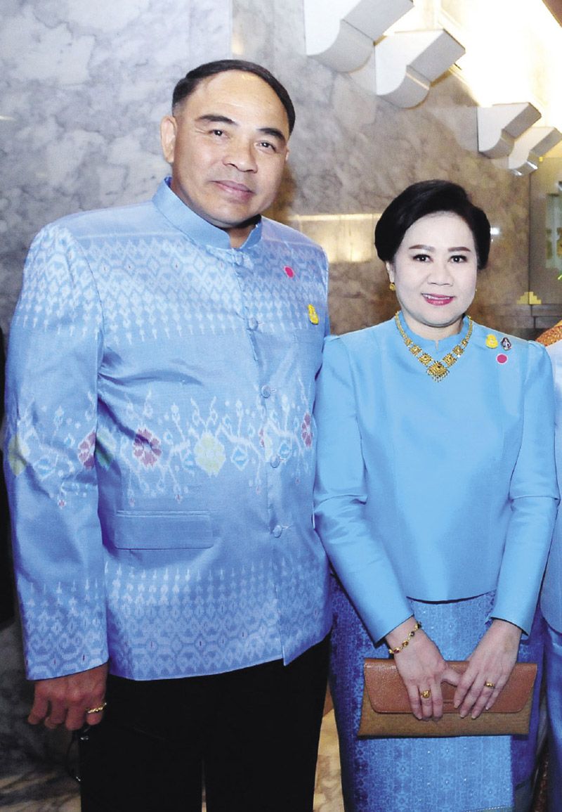 องคมนตรี พล.อ.กัมปนาท-ผศ.วิศัลย์ศยา รุดดิษฐ์ 