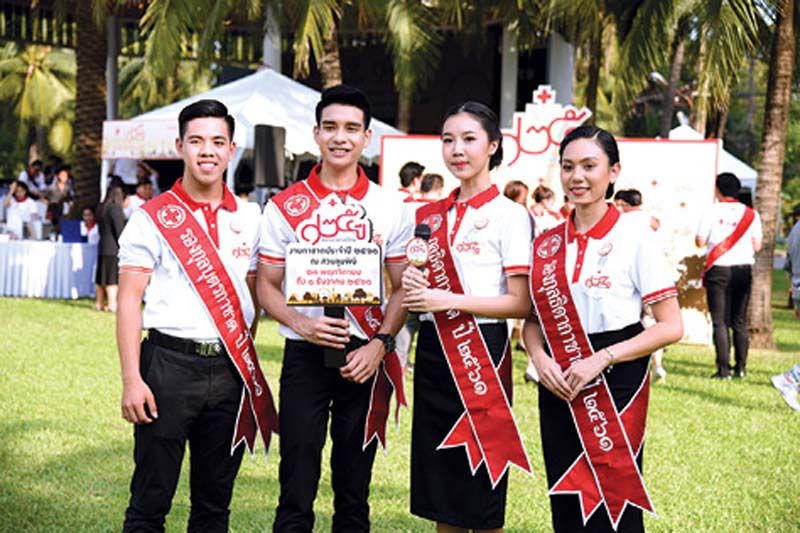 กุลบุตร-กุลธิดา และรองกุลบุตร-กุลธิดา กาชาด ประจำปี 2561 เชิญชวนให้มาเที่ยวงาน “กาชาด ประจำปี 2561”