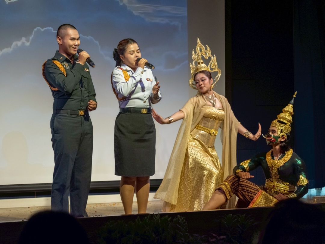 เพลงมนต์รักอสูร โดย ประไณย ภิญโญสิบ,สิบเอกหญิง ศรสวรรค์ ศรีจันทร์ นักแสดงคือ ชยพล บุญรักษา - ทศกัณฐ์, เนติรักษ์ สาระจันทร์ – นางเหมนารี