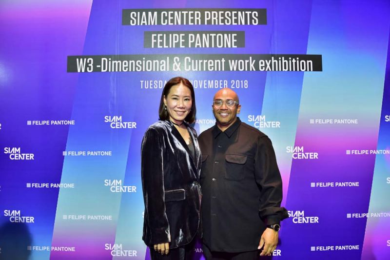 ชนิสา แก้วเรือน ต้อนรับ ดอนเต้ แรนเดล ฟลิปส์ แพแรล ผู้แทนจาก ฟิลิเป้ แพนโตเน่ สตูดิโอ