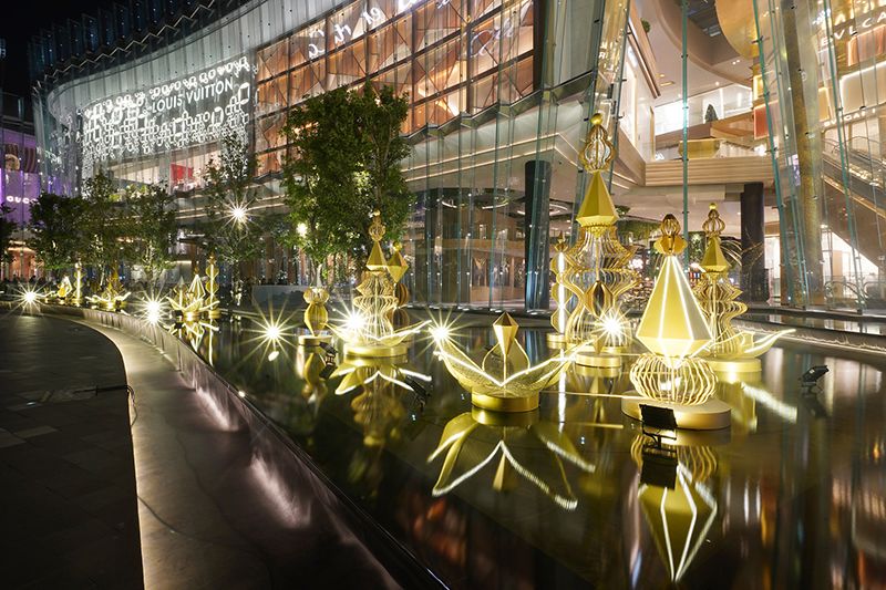 ต้นคริสต์มาสเอกลักษณ์ไทยผ่านแรงบันดาลใจจากดอกบัว และบายศรีสู่ขวัญ