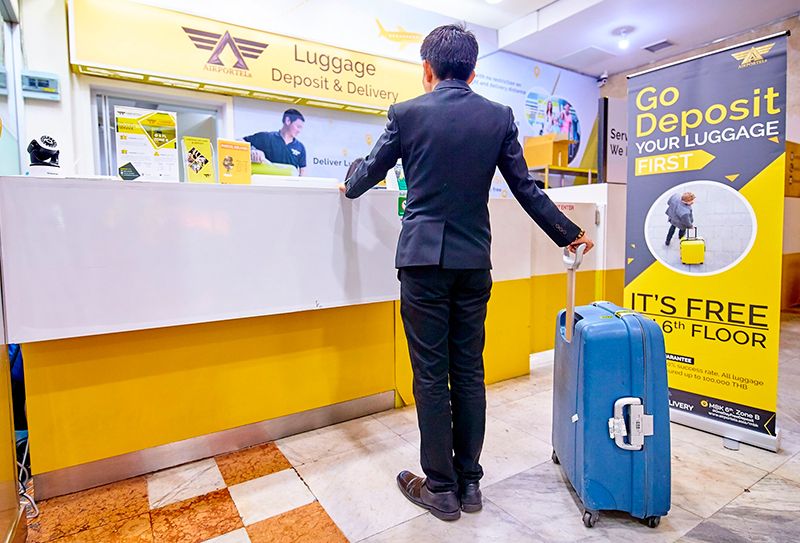 Bag Deposit บริการรับฝากกระเป๋า และพร้อมส่งสัมภาระถึงสนามบิน