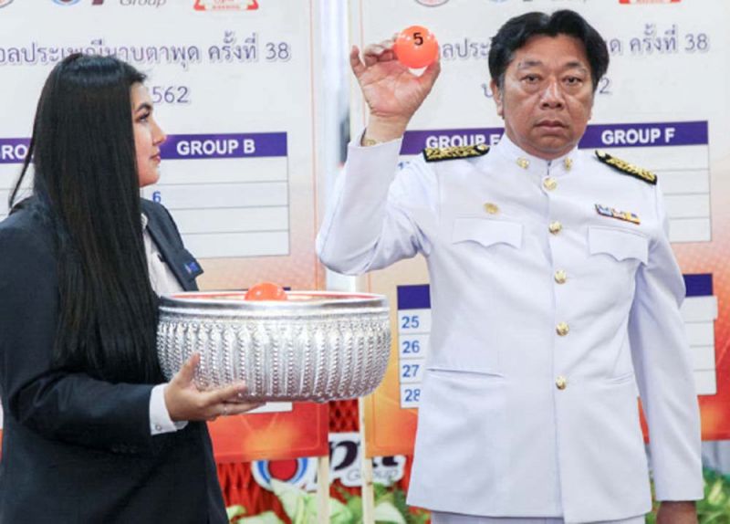 ถวิล โพธิบัวทอง จับหมายเลขทีมแข่งขัน