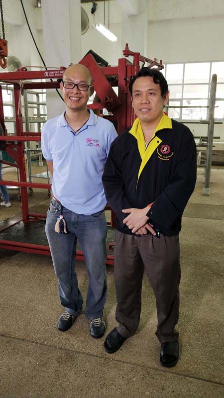 ผศ.ดร.กัมปนาท สุนทรวิภาต อาจารย์คณะสัตวแพทย ศาสตร์ (ซ้าย)และ ผศ.ดร.ไพรัช ตั้งพรประเสริฐ อาจารย์คณะวิศวกรรมศาสตร์(ขวา)