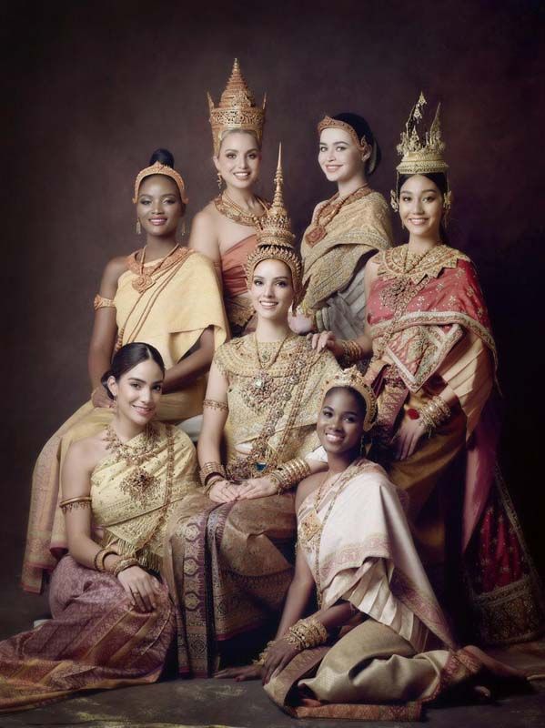 สาวๆ มิสเวิลด์ 2018 งดงามในชุดไทย เพื่อร่วมโปรโมทประเทศไทย