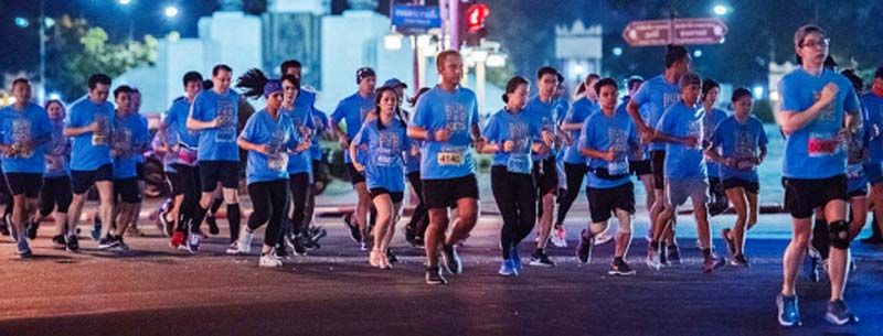 บรรยากาศของนักวิ่งรอบ 10.5 กม. 